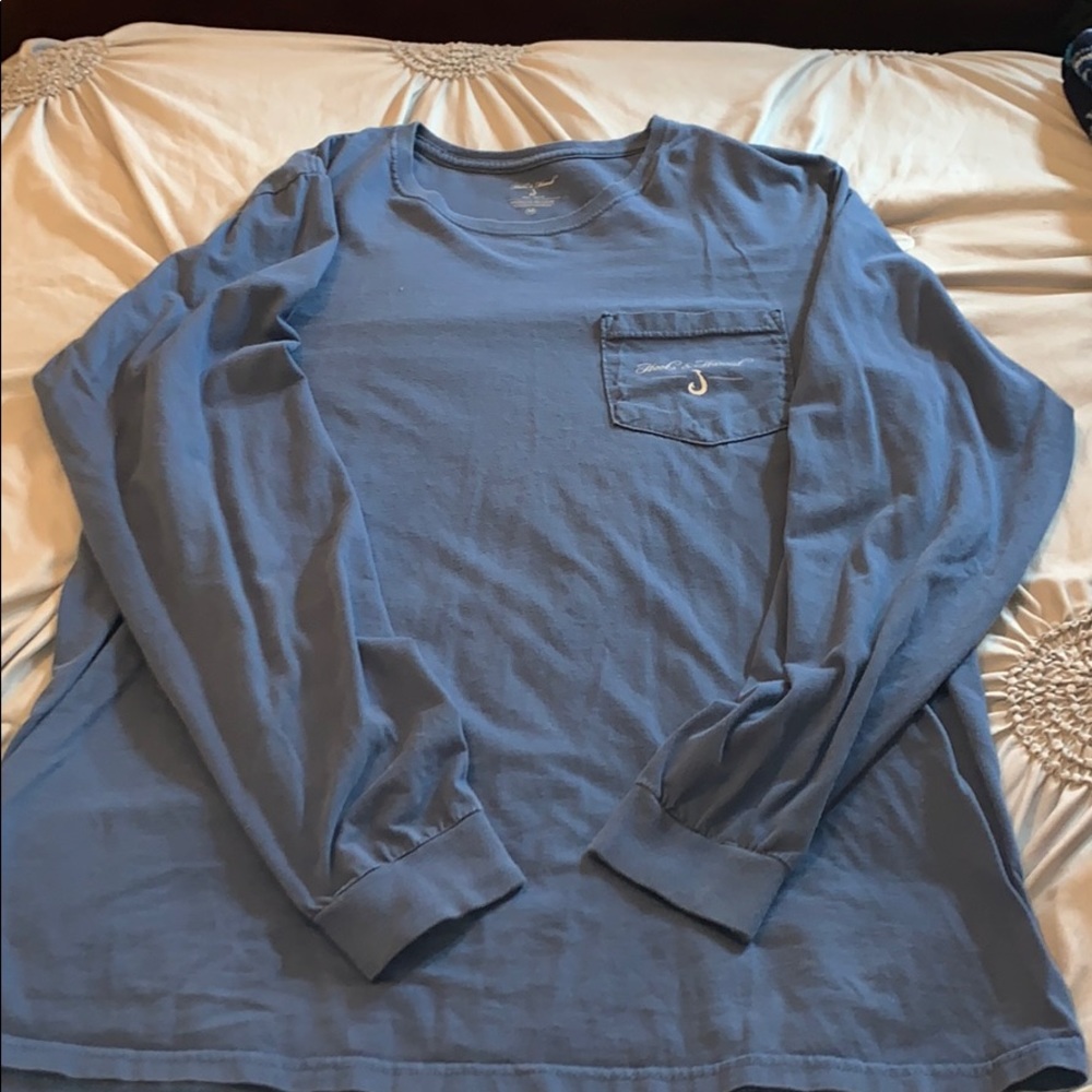 Navy Blue long sleeve top